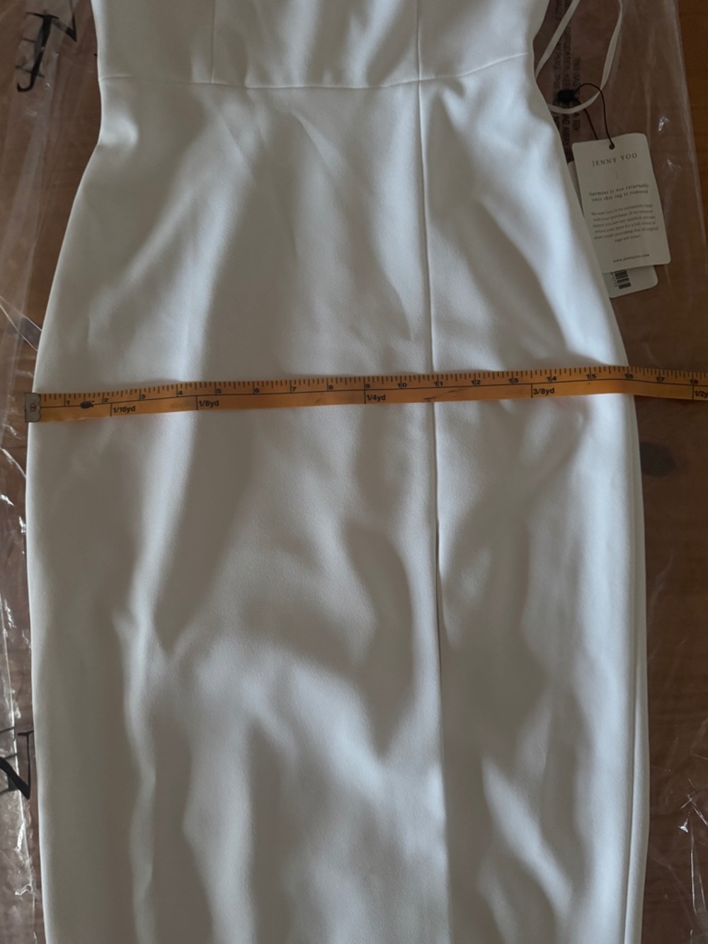 Jenny Yoo, Wedding Dress, Midi, White, Blaire, Women's 0 - Picture 10 of 15